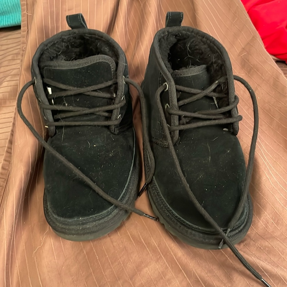 Ugg lace ups worn once inside